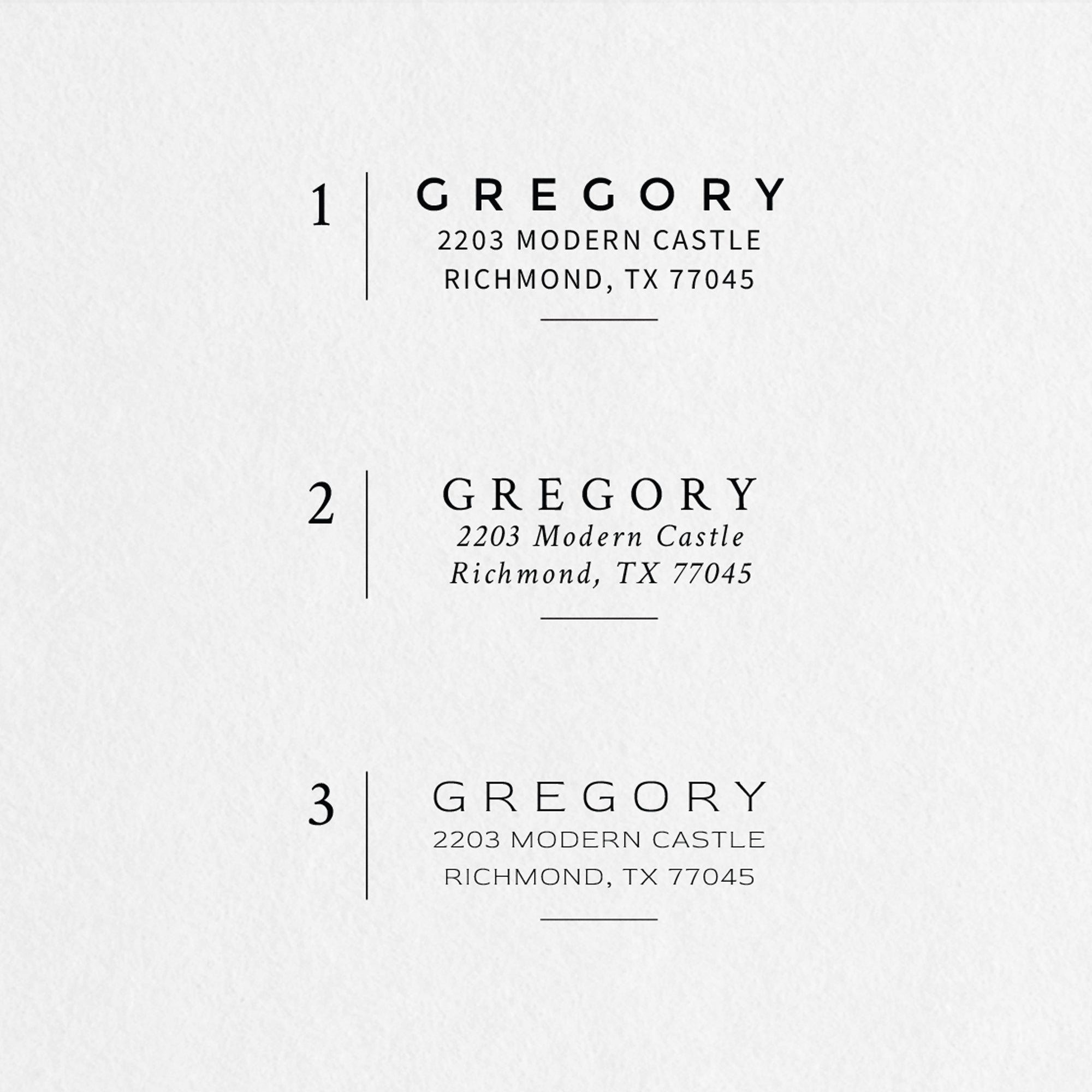 House Drawing Return Address Stamp