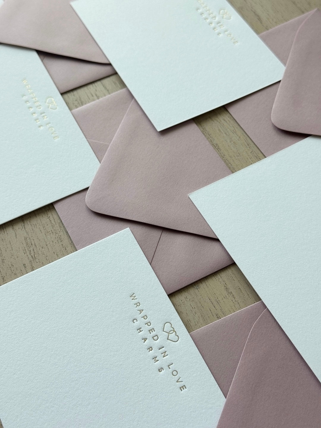 Custom Foil Pressed Note Cards