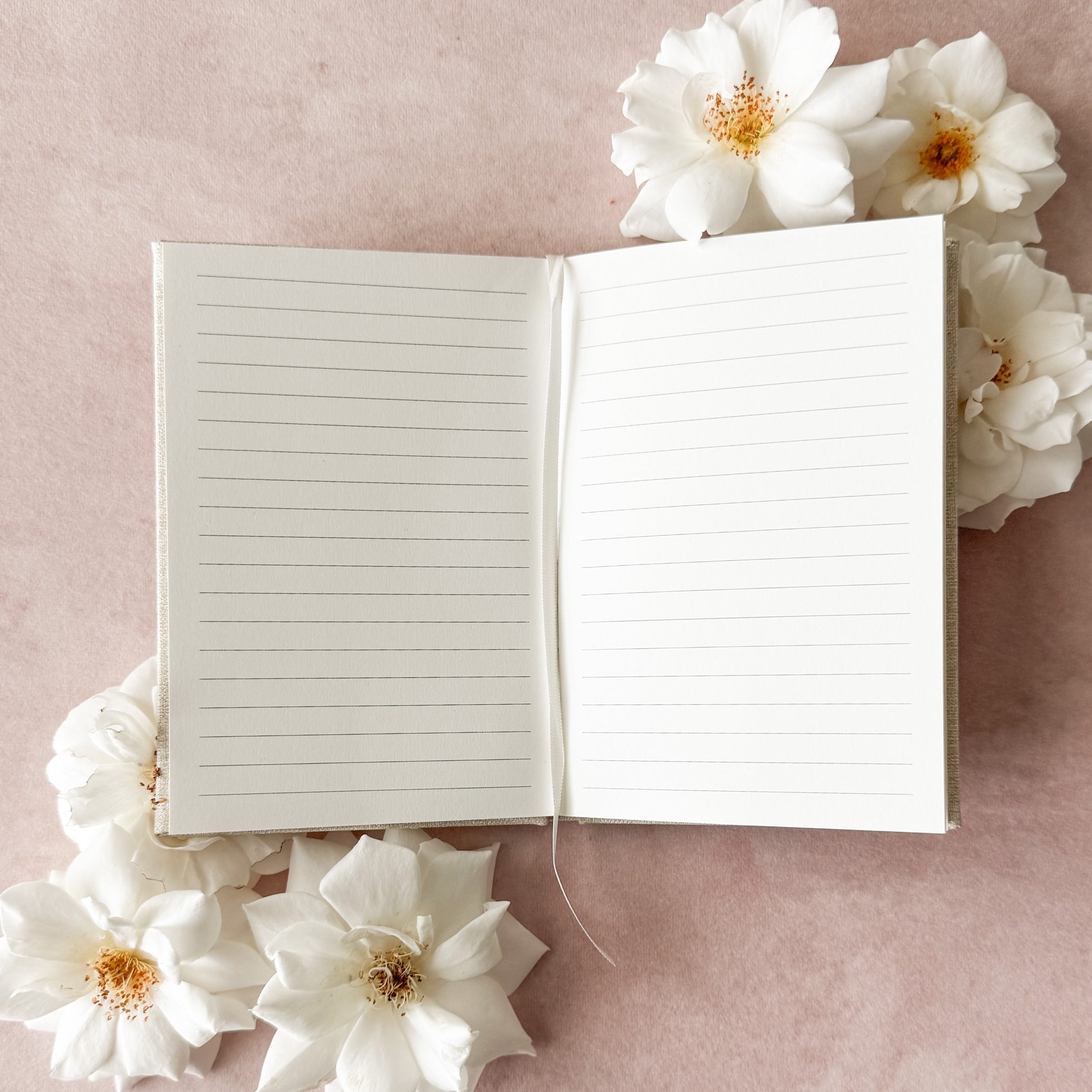 Elegant Hard Cover Vow Books Set of Two - Our Vows