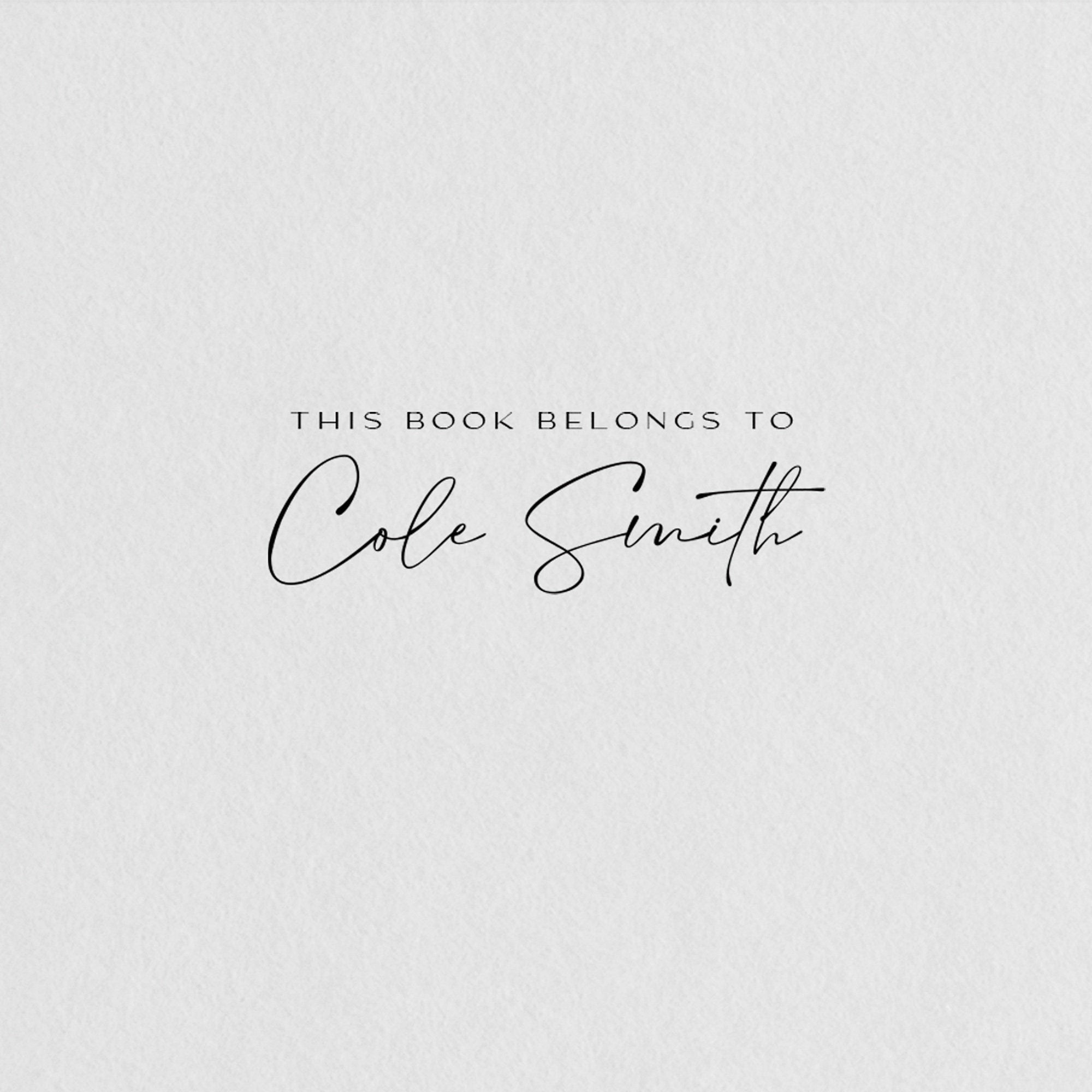 Personalized Library Stamp or Book Stamp