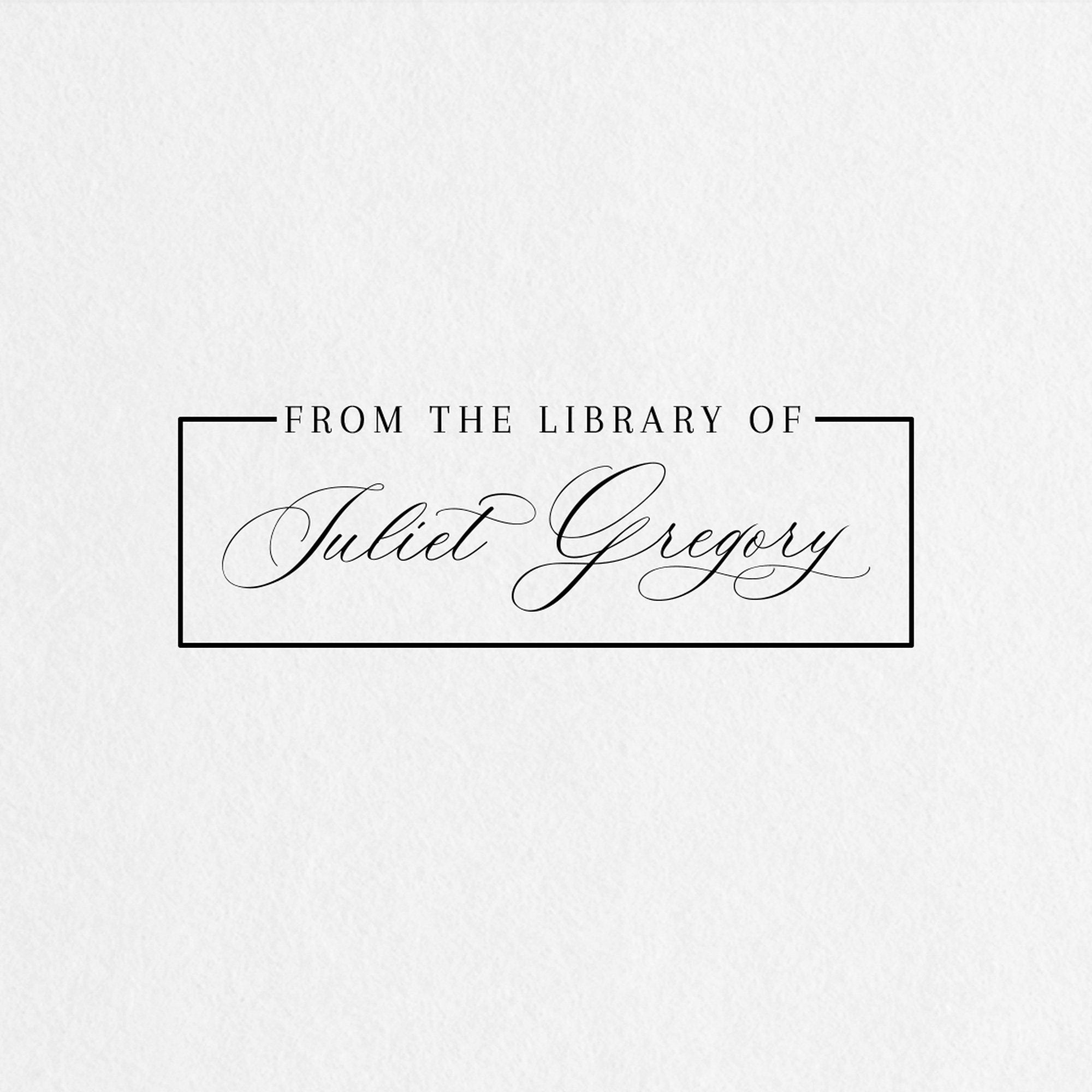 Library Stamp or Book Stamp