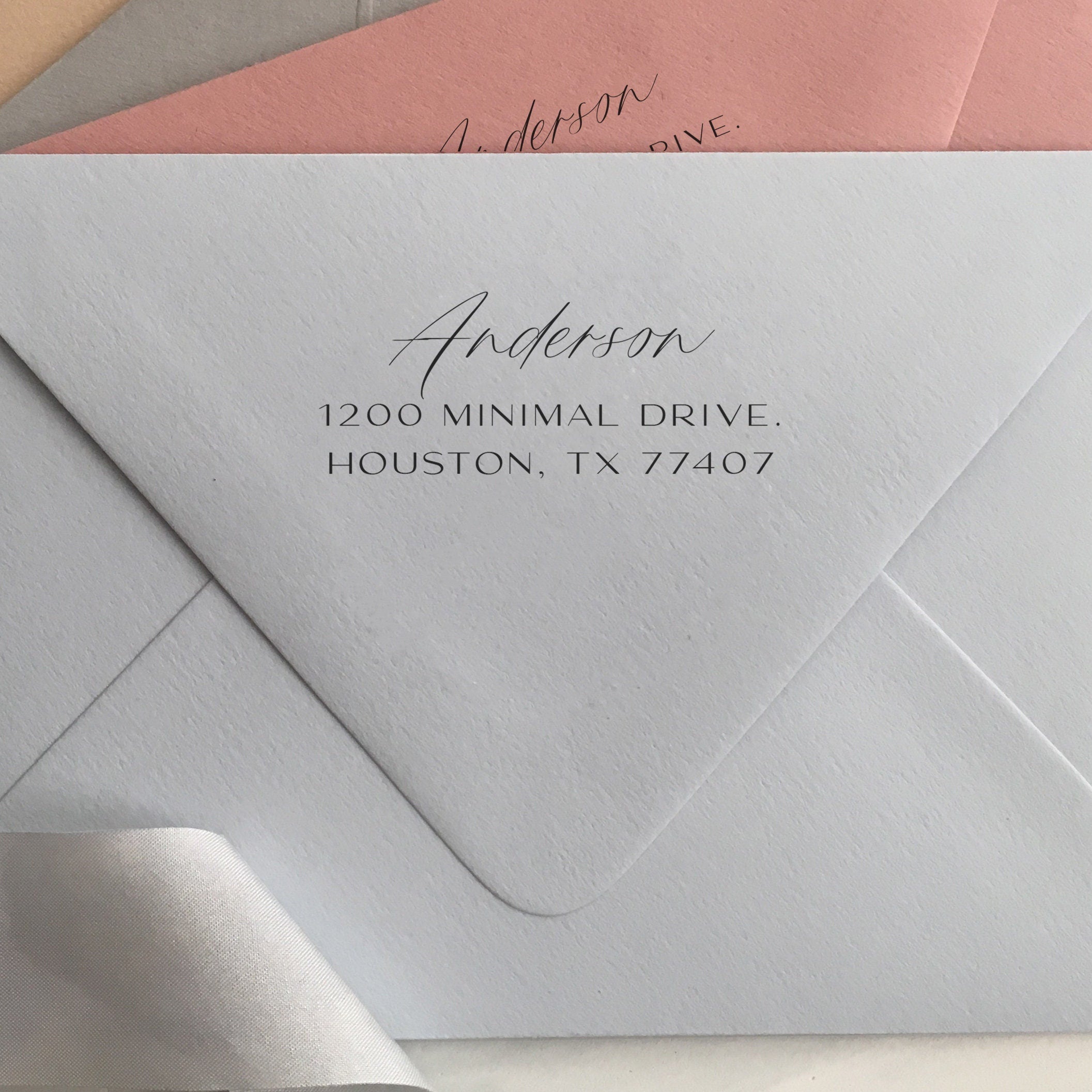 Last Name Address Stamp