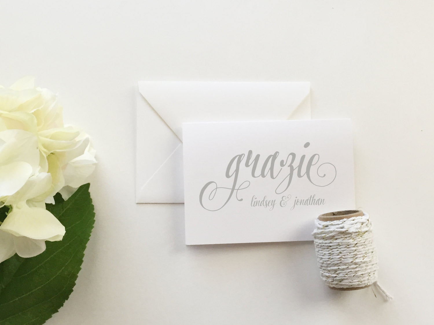 Grazie Wedding Thank You Cards (set of 10)