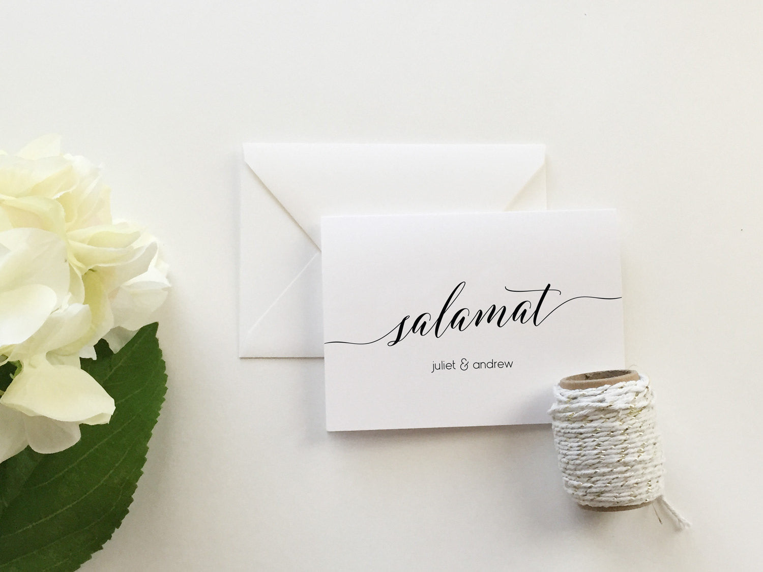 Salamat Wedding Thank You Cards (set of 10)