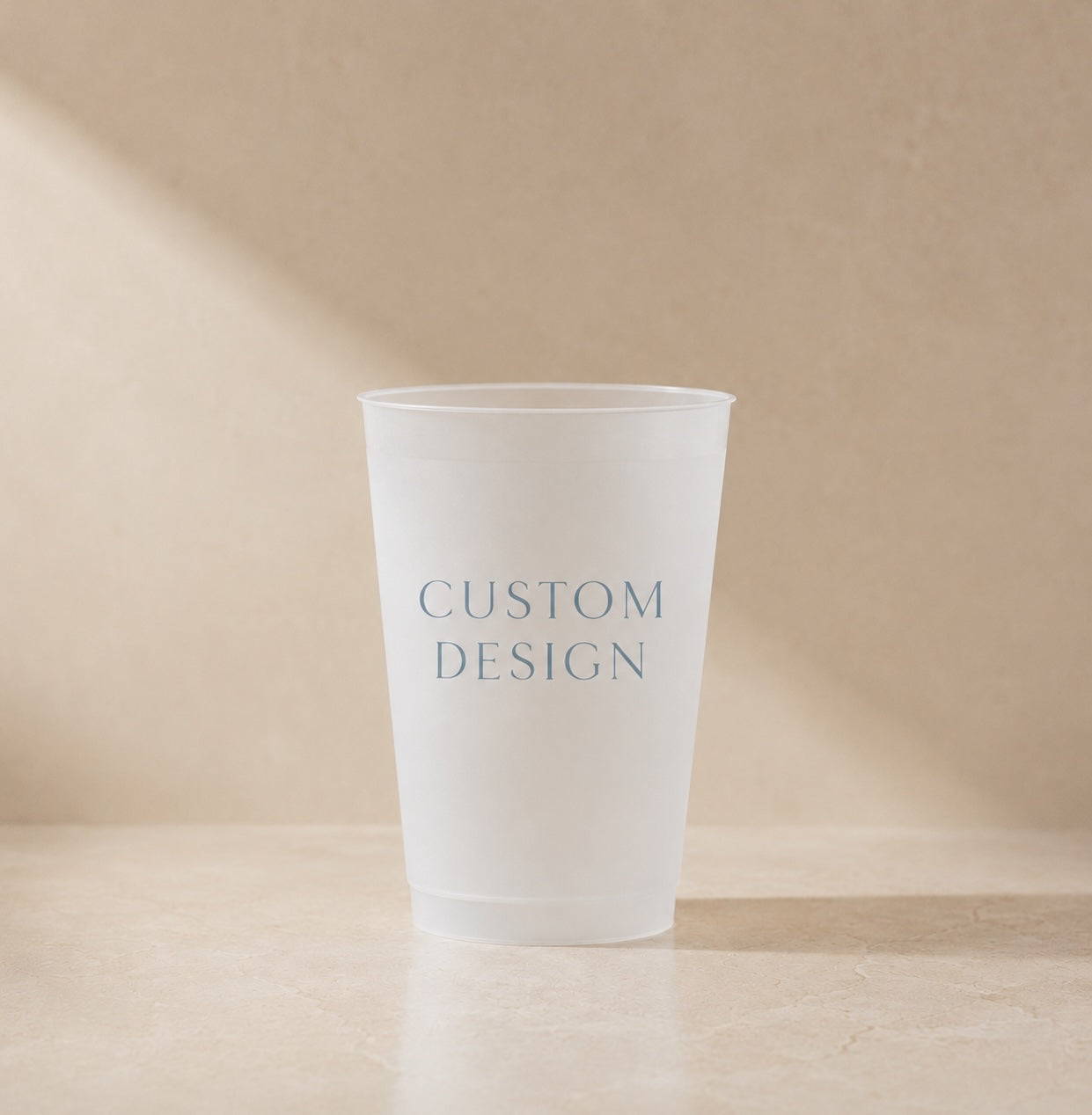 Custom Frosted Cups | Personalized Wedding Cups