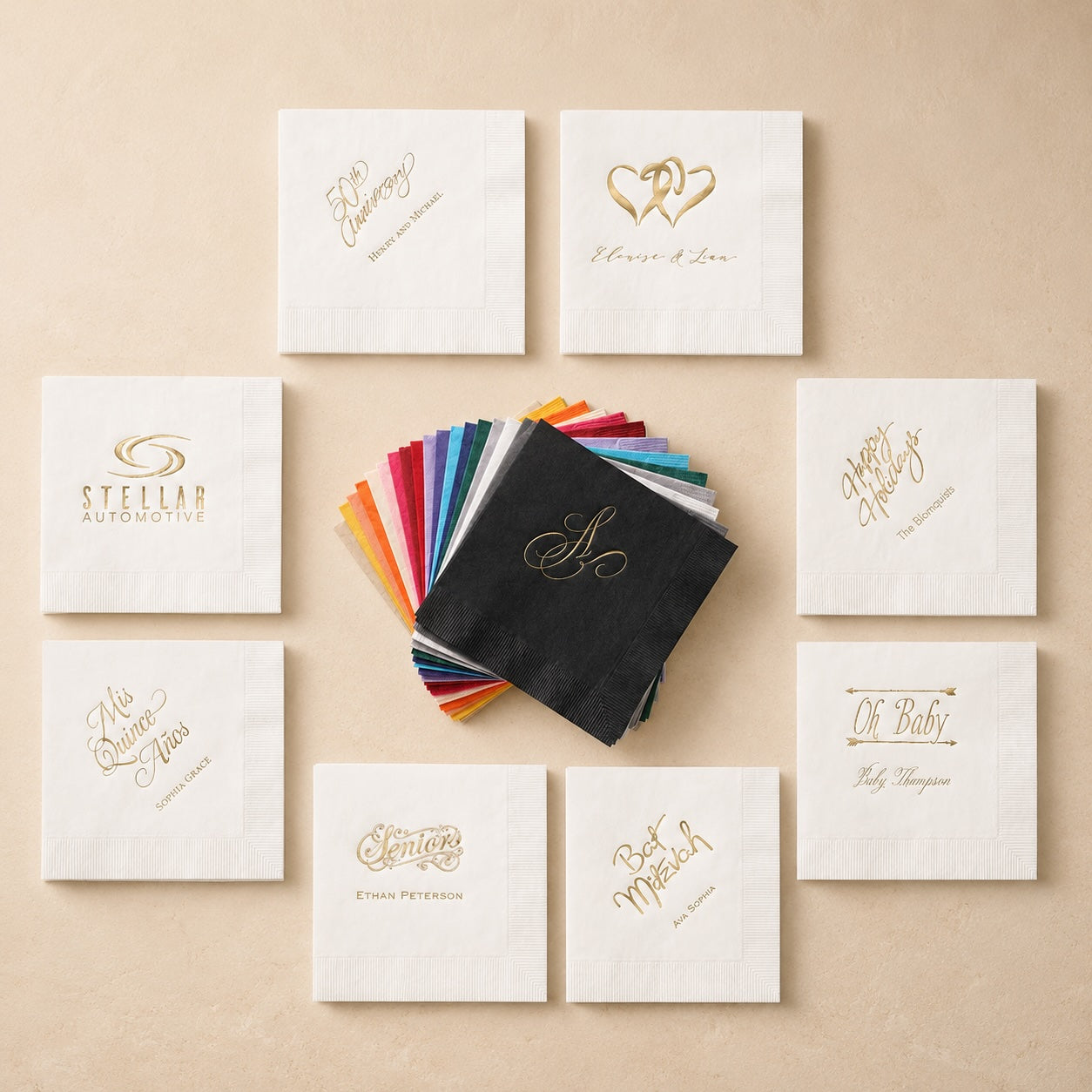 Custom Beverage Napkins