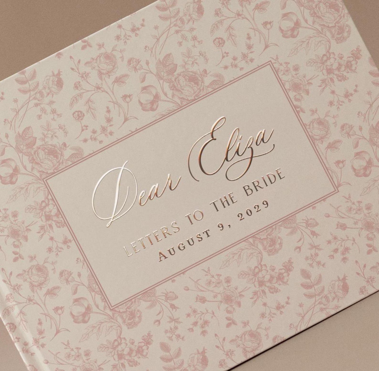 Personalized Bridal Shower Guest Book
