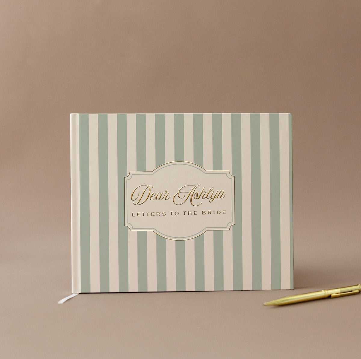 Personalized Letters to the Bride Book Advice Book Wedding Keepsake Hardcover Journal Message Writing Well Wishes Memory Album Custom Gift
