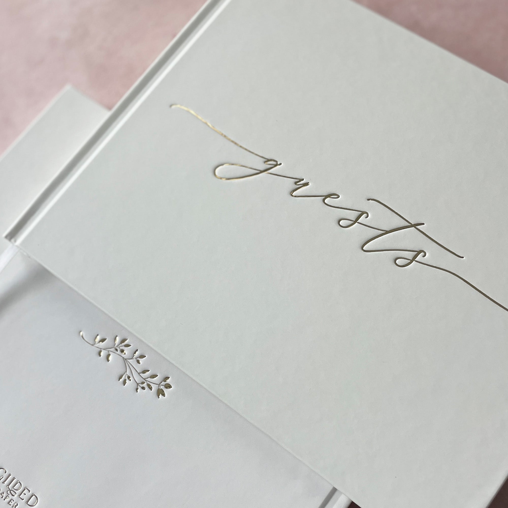 Minimalist Ivory Guest Book