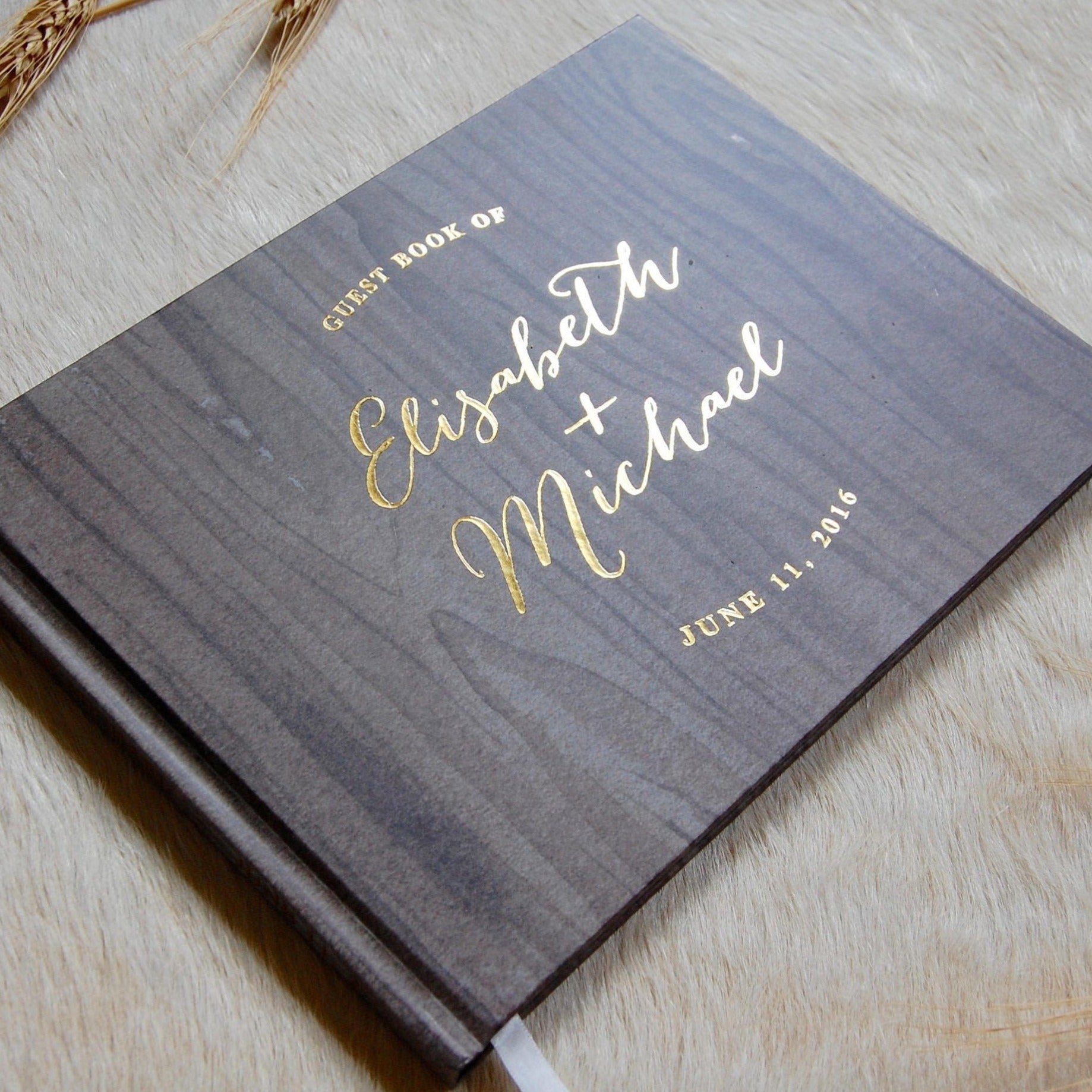 Rustic Wedding Guest Book