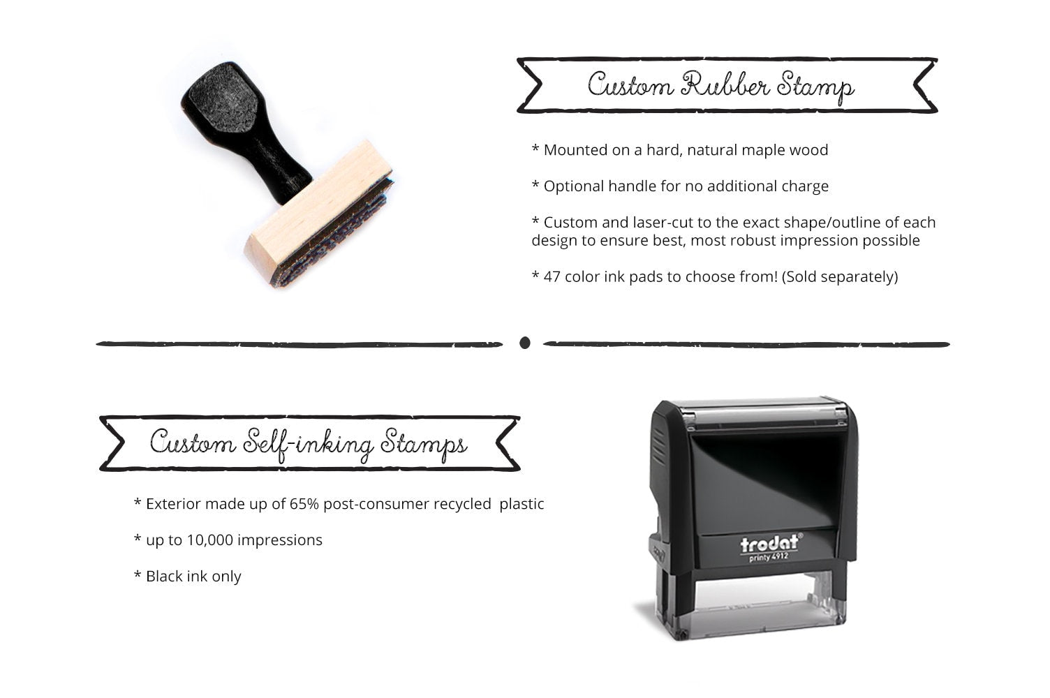 House Drawing Return Address Stamp